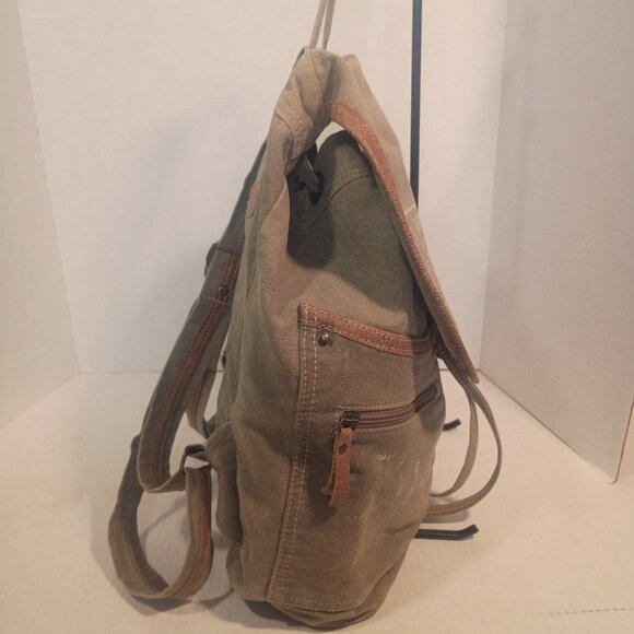 MYRA BAG Old Howard Lg Backpack Sustainable Recycled Natural Materials Handmade